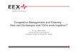 Albert Moser, Toralf Michaelsen: Congestion Management and ... · EU Emission Allowances Exchange Trading & Clearing OTC Clearing Exchange Trading & Clearing OTC Clearing Power Futures