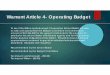 Warrant Article 4- Operating Budget - Lyndeborough · Warrant Article 4- Operating Budget To see if the Wilton-Lyndeborough Cooperative School District will vote to raise and appropriate