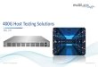 400G Host Testing Solutions · 2020. 5. 29. · v RF cables and host plug integrated into one package v Plugs directly into switch v All major form factors (SFP, QSFP, QSFP-DD, OSFP