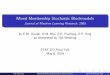 Mixed Membership Stochastic Blockmodels · 2014. 6. 3. · Mixed Membership Stochastic Blockmodels Journal of Machine Learning Research, 2008 by E.M. Airoldi, D.M. Blei, S.E. Fienberg,