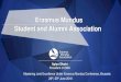 Erasmus Mundus Student and Alumni Association · Mastering Joint Excellence Under Erasmus Mundus Conference, Brussels 29 th, 30 June 2016 Apiyo Okwiri President of EMA EMA? • EMA,