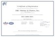 Certificate of Registration BRC Rubber & Plastics, Inc.brcrp.com/reference/ISO14001_Cert_Corporate.pdfThis Annex is only Valid in connection with the above-mentioned certificate issued