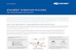 Zscaler Internet Access · CLOUD APPLICATION CONTROL Provides Cloud Application Security Broker (CASB) functionality with a click of a button. Discover and control user access to