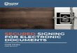 SECURED SIGNING FOR ELECTRONIC DOCUMENTS · Secured Signing provides automated reminders for all invitees to ensure documents are signed on time. There is also management dashboard