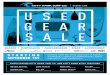 16 used gear sale pricesheet€¦ · 16/08/2016  · Choose from our wide selection of kayaks, surfboards, stand-up paddleboards, bikes and other used equipment. STARTING SEPTEMBER