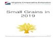 Small Grains in 2019 - Virginia Tech · 2019 Virginia Tech SPES-153NP Virginia Cooperative Extension programs and employment are open to all, regardless of age, color, disability,