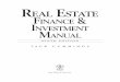 REAL ESTATE FINANCE I MANUAL - download.e-bookshelf.de€¦ · The Real Estate Investor’s Answer Book, published by McGraw-Hill, 1994, second revised edition published in 2005