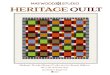 Heritage Woolies Flannel Collection by Bonnie Sullivan · 2019. 11. 13. · Heritage Woolies Flannel Collection by Bonnie Sullivan 68" x 78" finished quilt . Confident Beginner. Fabric