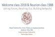 Welcome class 2018 & Reunion class 1988 · 2018. 11. 30. · Welcome class 2018 & Reunion class 1988 Joining Forces, Reaching Out, Building Networks Μαρία Παπαδοπούλη,