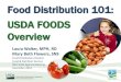 Food Distribution 101: USDA FOODS Overview · Food Distribution Division USDA Foods Program Basics . USDA Foods: Year in Review Child Nutrition Programs 62% TEFAP 27% CSFP 8% FDPIR