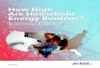 SEPTEMBER 2020 How High Are Household Energy Burdens?East South Central East North Central New England Middle Atlantic South Atlantic West South Central West North Central Mountain