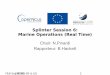 Splinter Session 6: Marine Operations (Real Time) · CMEMS products and services related to marine operations •discuss user requirements for application in the sector •discuss