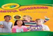 CREATING WITH CRAYOLA · the paper before making the box. Start by drawing patterns over the whole paper using Crayola® crayons (press hard). Paint over the paper with Crayola®