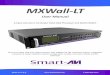 MXWall-LT · Android companion applica-tion for quick switching of lay- ... Front 2x8 keyboard with 4x40 LCD RS-232 DB9 Female, 115200 BPS, N, 8, 1, No flow control Network RJ45,