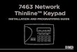New 7463 Network Thinline Keypad - DMP · 2020. 8. 20. · 10 7463 Thinline™ Keypad Installation and Programming Guide | Digital Monitoring Products, Inc. PROGRAM THE KEYPAD Device