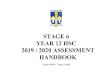 STAGE 6 YEAR 12 HSC 2019 / 2020 ASSESSMENT HANDBOOK · 2020. 3. 10. · Studies of Religion 2 unit – Year 12 / HSC – Stage 6 2019/2020 Component Task 1 Task 3 Task 3 Weighting