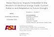 Water Resource Impacts Embedded in the Western US ... · 10/10/2013  · Western US Electrical Energy Trade; Current Patterns and Adaptation to Future Drought ... Interactions Hoekstra