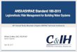 ANSI/ASHRAE Standard 188-2015 · ANSI/ASHRAE Standard 188-2015 Legionellosis: Risk Management for Building Water Systems 25th Annual Rocky Mountain Chapter ASHRAE Technical Conference