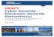 DRAFT Cyber Security Electronic Security Perimeter(s)...scope of the applicability of the CIP Cyber Security Requirements. Section ^4.1. Functional Entities is a list of NER functional