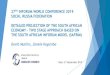 27 INFORUM WORLD CONFERENCE 2019 SOCHI, RUSSIA …inforumweb.umd.edu/papers/conferences/2019/southafrica... · 2019. 9. 25. · 27th inforum world conference 2019 sochi, russia federation