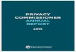PRIVACY COMMISSIONER ANNUAL REPORT · privacy topics raised by Human Rights Review Tribunal decisions, news media stories and case notes. • Staff from the Office presented at a