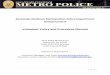 Volunteer Policy and Procedure Manual - Animal Services · 2020. 8. 4. · 1 | P a g e . Savannah-Chatham Metropolitan Police Department Animal Control. Volunteer Policy and Procedure