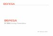 New Befesa Earnings Presentation FY 2014 FINAL VERSION [Read … · 2016. 1. 19. · This presentation contains forward-looking statements and information relating to Befesa and its