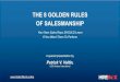 Presentation The 8 Golden Rules of Salesmanship - Nov 2019-2€¦ · A special presentation by Patrick V. Valtin, CEO Hirebox International THE 8 GOLDEN RULES OF SALESMANSHIP Your