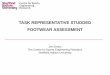 TASK REPRESENTATIVE STUDDED FOOTWEAR ASSESSMENT · To design, validate, and implement a task representative studded footwear assessment tool for recreational small sided football