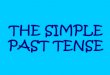 THE SIMPLE PAST TENSE - censa.edu.br past_7ºANO_… · Regular Verbs The simple past of regular verbs is formed by adding –d or –ed to the base form of the verb. Verbs ending