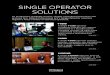SINGLE OPERATOR SOLUTIONS · As productions gradually resume, smaller controlled productions will proceed first. Roland Professional A/V’s Single Operator solutions require a fewer