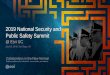 2019 National Security and Public Safety Summit · 2019 National Security and Public Safety Summit @ Esri UC -- Presentation, 2019 NSPSS @ Esri User Conference, Review morning Agenda