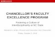 CHANCELLOR’S FACULTY...NC State’s Strategic Plan Goals 1. Enhance the success of our students through educational innovation. 2. Enhance scholarship and research by investing in