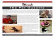 The Pet Gazette Winter 2015 - Upper Peninsula Animal ... · Winter 2015 “Animal Shelter” - these words probably invoke in you a vision, a feeling, a memory. The thought may make