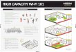 Capacity Planner Poster-US 24'x36' - Ekahau Site Survey...Floor-to-ﬂoor planning Low capacity areas Automatic wall detection from CAD drawings High capacity areas Disabling 2.4GHz