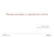 Redes sociales y reputación online€¦ · Redes sociales y reputación online Marta Naudín SATIpyme Zaragoza. Índice de Contenidos • Introducción a la comunicación 2.0 •