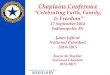 Chaplains Conference - American Legion · the elderly, mentoring youth, working for the good of the community, and ... Scripture, devotional thoughts, poems, even artwork. The chaplain