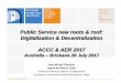 Public Service new roots & roof: Digitalization ... Glachant - plenary 4.pdf · *Industry fully self-regulates (private rules, private standards, private contracting, private punishments,