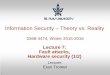 Information Security: Theory vs. Realitytromer/istvr1516-files/lecture7-fault-hardware-1.pdf · 1 Information Security – Theory vs. Reality 0368-4474, Winter 2015-2016 Lecture 7: