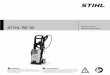 STIHL RE 90 Owners Instruction Manual · 2020. 7. 20. · 2 0458-814-8621-A English 1 Introduction Thank you for your purchase. The information contained in this manual will help