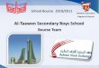 Al-Taawon Secondary Boys School · Mahmood Al-Hujairy S.Hussain Radhi Taha Ebrahim Mohammad A.Hadi Sadiq Jaffar. Analyzing Group Duties •Our economic outlook. •Analyzing the charts