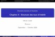 Chapitre 4 : Structure des taux d’intérêtolivierloisel.com/financial_economics/Chapter 4.pdf · Chapitre 4 : Structure des taux d’intérêt Olivier Loisel Ensae Septembre 2019