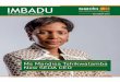 IMBADU December... · 2017. 5. 24. · IMBADU | Pg. 1 In true spirit of Women’s month, Seda’s new Chief Executive Officer, Ms Mandisa Tshikwatamba, took office with effect on