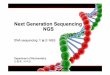 NGS.ppt [호환 모드] - gnu.ac.krbio.gnu.ac.kr/lecture/bi/pdf/NGS.pdf · Investigative Genetics pp1-15 • 박근준, 2012, NGS(Next Generation Sequencer) 기법소개, KSBMB NEWS