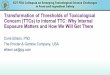 Transformation of Thresholds of Toxicological Concern (TTCs ......Transformation of Thresholds of Toxicological Concern (TTCs) to Internal TTC: Why Internal Exposure Matters and How