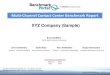 Multi-Channel Contact Center Benchmark Report Reports/Sample MC… · 17/07/2001  · 4. Aggregated multichannel tables of KPIs and multichannel comparisons, and 5. A Trends Section