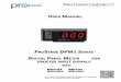 PROS DPM1 S - AutomationDirect · 2020. 6. 22. · PROSEN SE DPM1 SERIES DIGITAL PANEL METER FOR PROCESS IN PUT SIGNAL S Models: U SER MANUAL DPM1-A-2R-H DPM1-A-2R-L DPM1-A-A2R-H