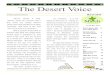 The Desert Voice - Trinity Lutheran Chirch Indiotrinityindio.org/images/March_Newsletter_2020_Online.pdf · BONHOEFFER PASTOR, MARTYR, PROPHET, SPY BY ERIC METAXAS As Adolph Hitler