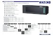E Intelligent Control Station - IMO Websitedownloads.imopc.com/3i3e_datasheet.pdf · 3E Intelligent Control Station 7” TFT Colour Touchscreen 65,535 Colours, WVGA (800 x 480) MicroSD™