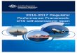 2016-2017 Regulator Performance Framework · 2018. 11. 6. · OTS 2016-2017 Regulator Performance Framework self-assessment report 3 Background Purpose On 29 October 2014, the Government